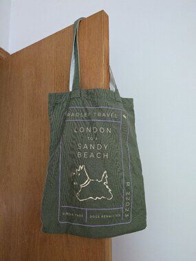 Radley London Scottie Dog Train Ticket Tote (no tags)